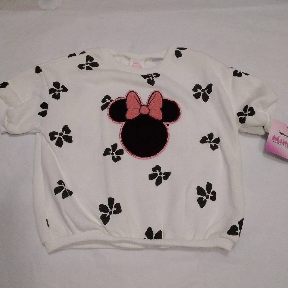 NWT Minnie Mouse Shirt Skirt Set 4T - Picture 2 of 7